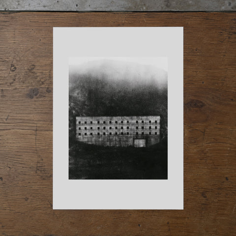 Matrix Print, A4: 21 × 29.7 cm paper with centered artwork and border, unframed flat view.