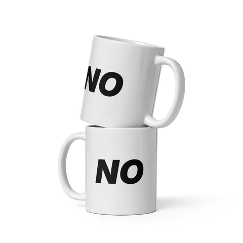 "NO" Mug